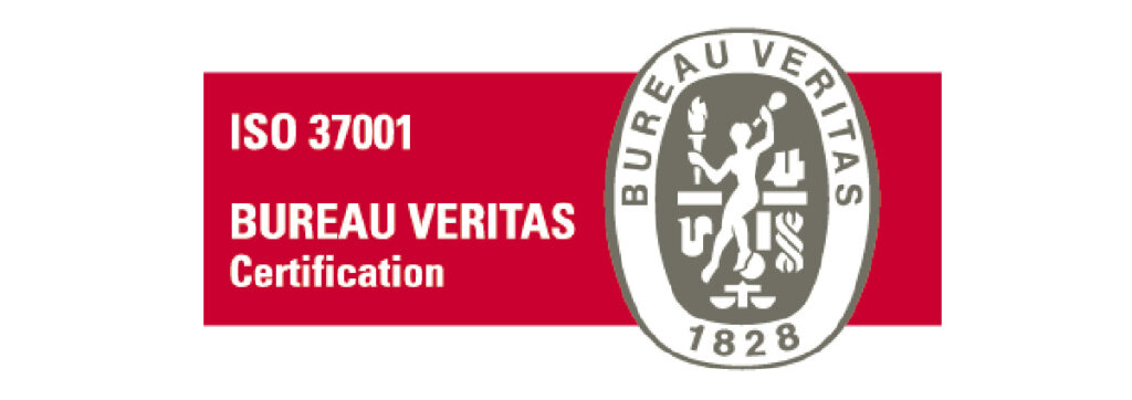 ISO 37001:2016 Standard (Cert. No. IT328601)Anti-Corruption Management System